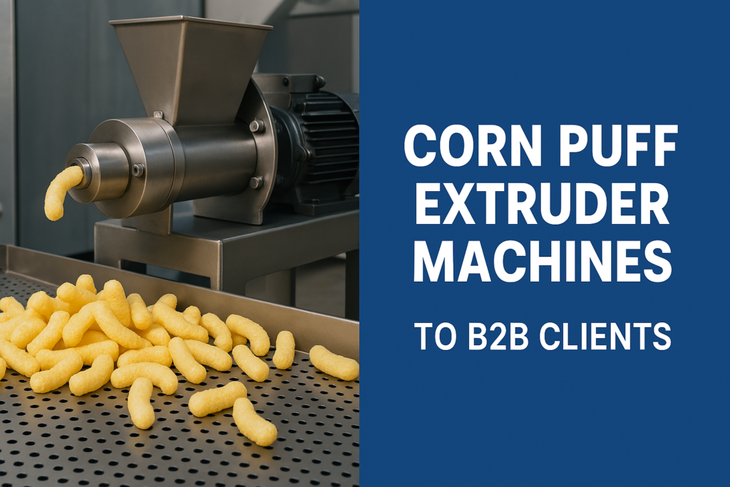 Corn Puff Extruder Machines