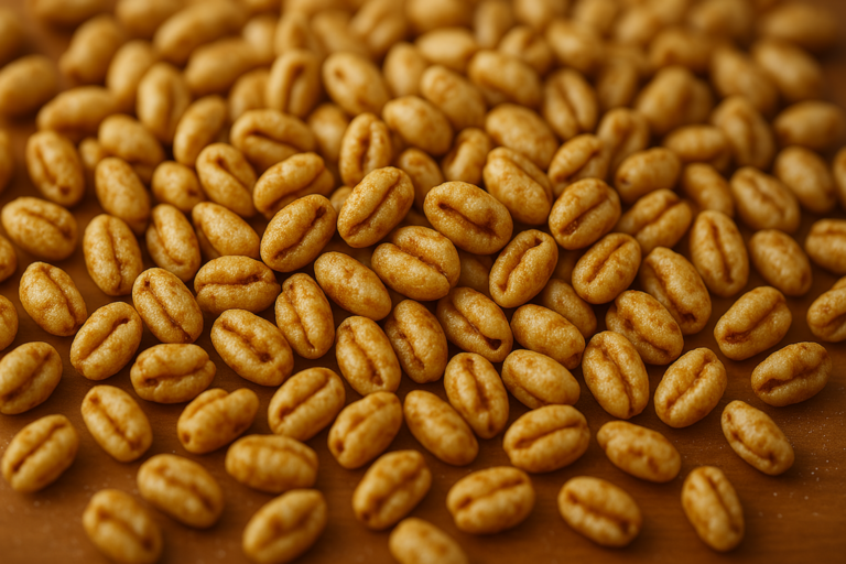 puffed wheat snacks