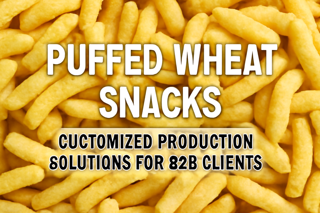 puffed wheat snacks