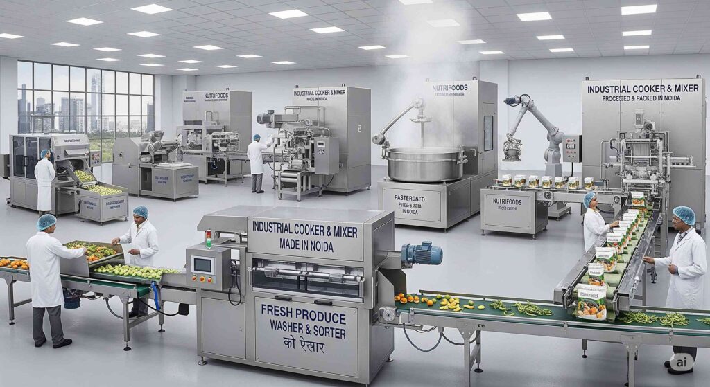 Industrial Food Processing Machine Manufacturers in Noida